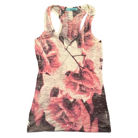 Vintage Top with Flower Print S