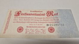 Seltene 500.000 Mark Reichsbanknote vom 25. Juli 1923!
