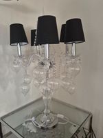 Lampe de table chandelier en cristal neuve