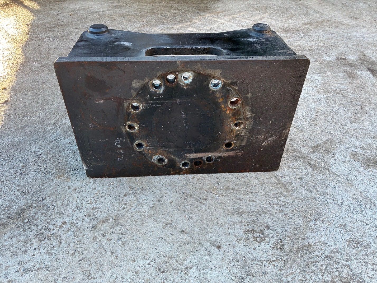 Accessoires tracteur, véhicule agricole: Baggeranbauplatte – D'occasion à Walenstadt par LudwigderZweite 2
