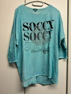 Maglioni & Felpe: SOCCX Oversize Pullover türkis 38/M – Nuovo (secondo la descrizione) da Gommiswald venduto da Anika6