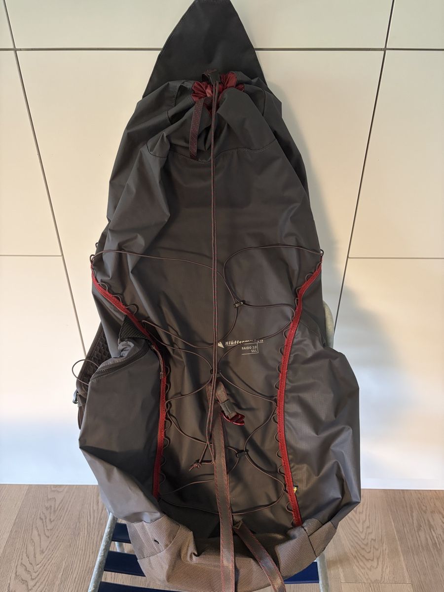 Klättermusen Zaini: Klättermusen Raido 2.0 55L Rucksack – Usato da Aesch BL venduto da morris_bsr