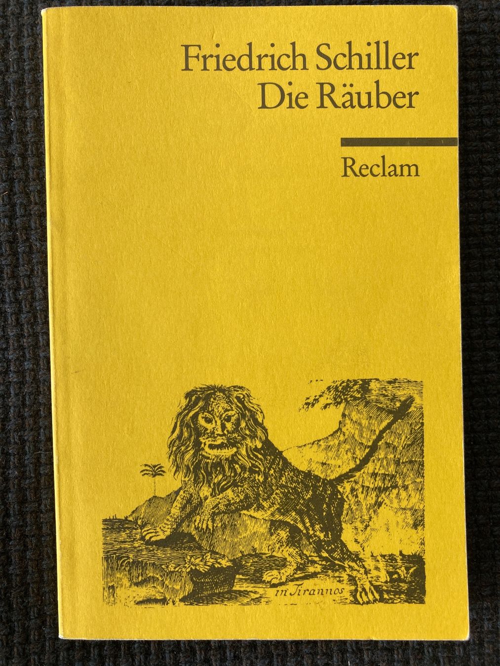 Bücher: Friedrich Schiller, Die Räuber, Reclam – Gebraucht aus Baden von Yoyo1
