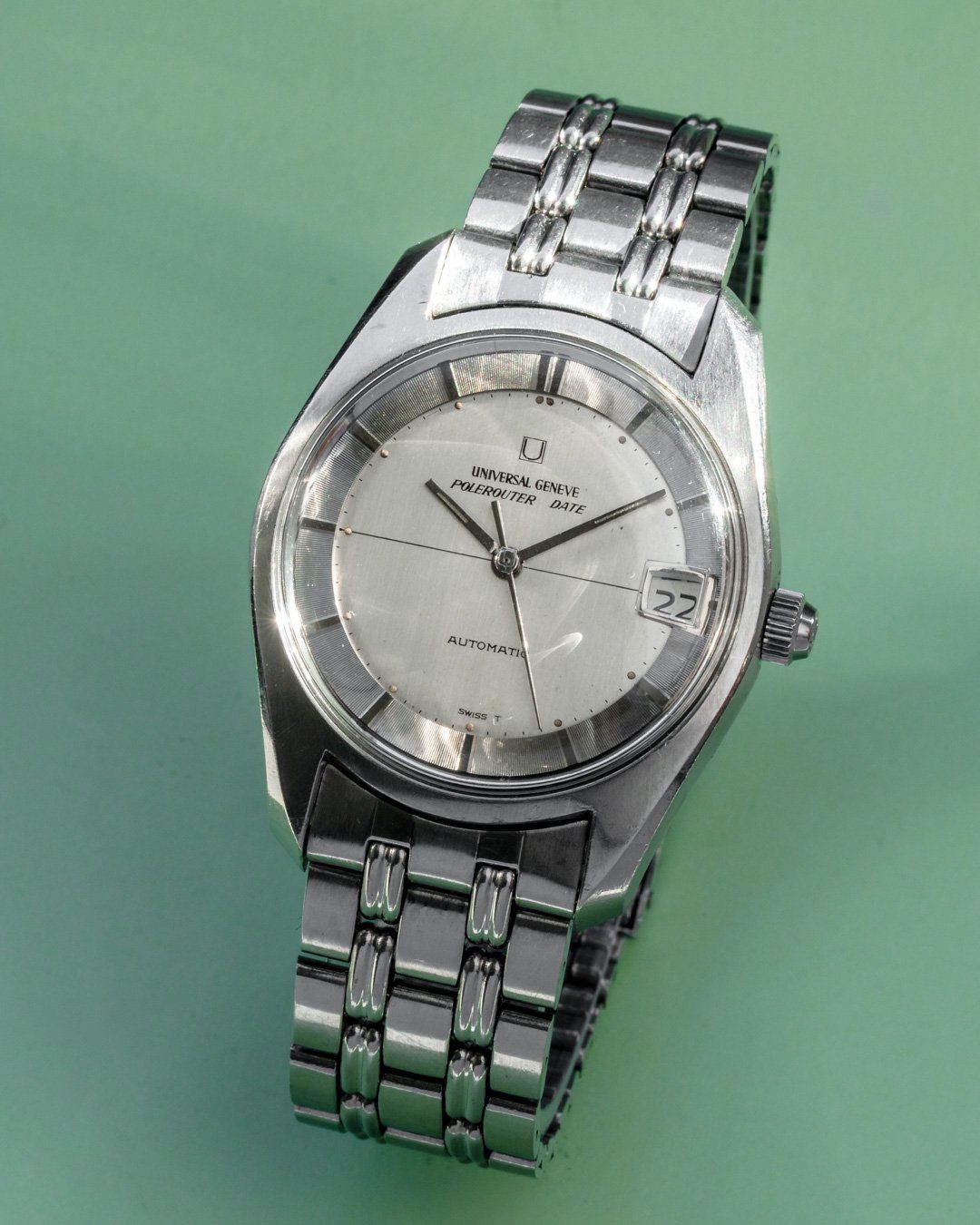 Universal Genève Uhren: Universal Genève Polerouter Date ref. 869115/02. – Gebraucht aus Genève von Prometheus_Watches