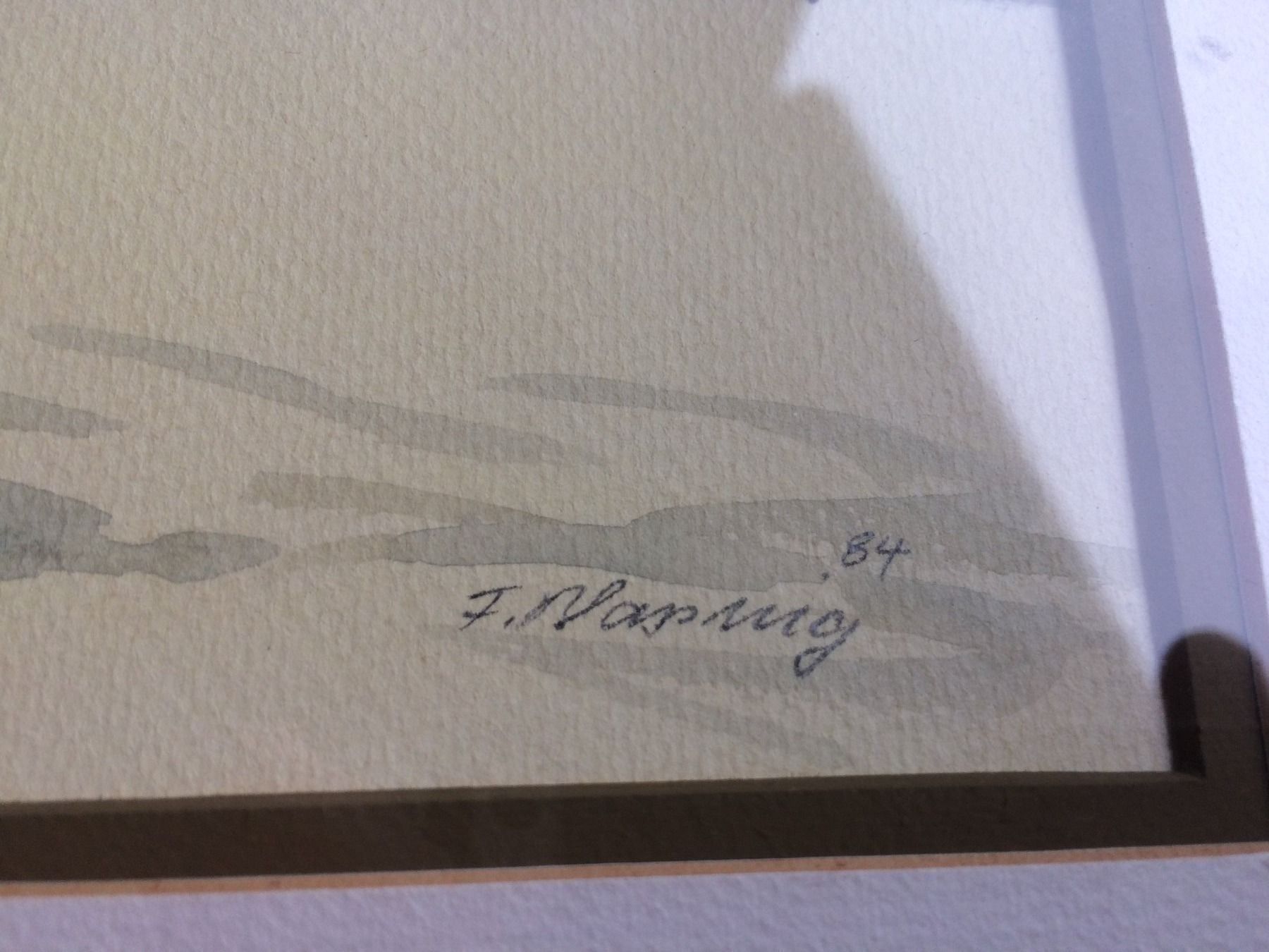 Gemälde: Original Aquarell von Freddy Blassnig – Gebraucht aus Rickenbach ZH von Topas014 3
