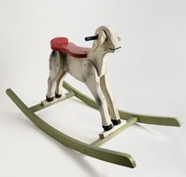 Vintage Wisa Gloria Schaukelschaf / Franz Carl Weber Rarität