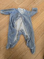 Striped Cotton Baby Sleepsuit - Size 6Months, Unisex