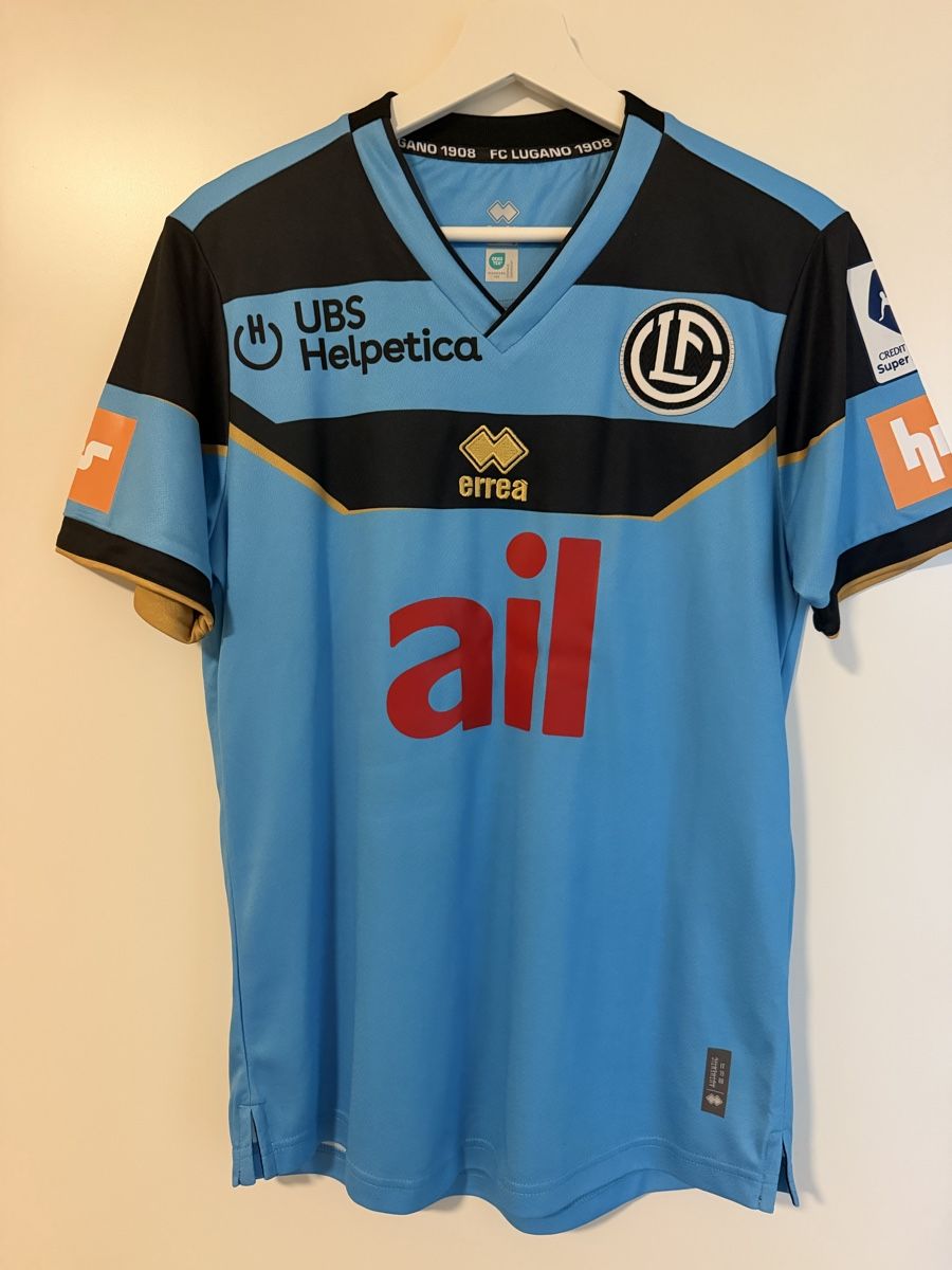 Canottiere & Pantaloni:  FC Lugano Steffen matchworn – Usato da S. Antonino venduto da Mc2495 2