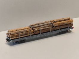 RhB Rungenwagen Bundholz Spur N