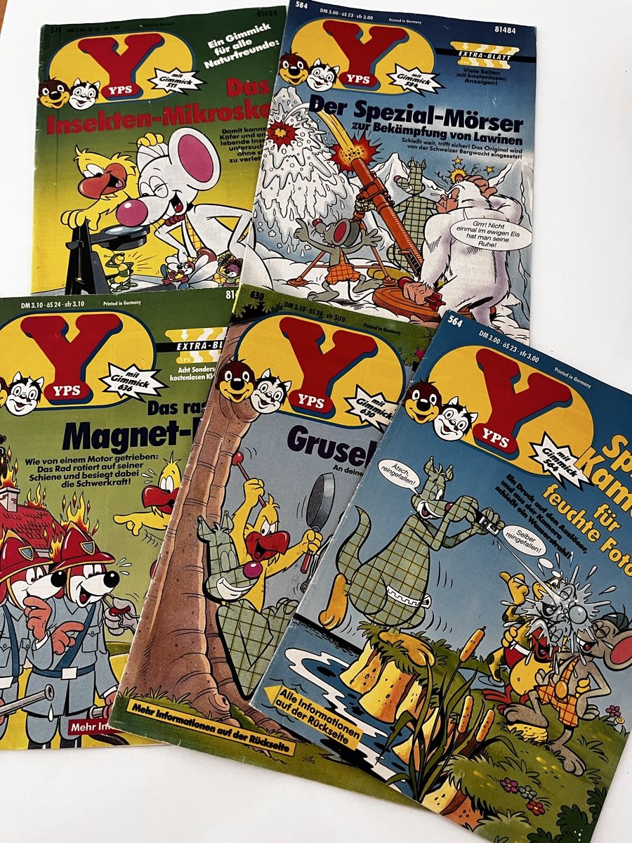 Comics: 5 YPS Comics ohne Gimmick – Gebraucht aus Recherswil von Solheure66