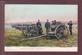 MILITAIRE - Artillerie de campagne - 1915 Feldpost // pli d'