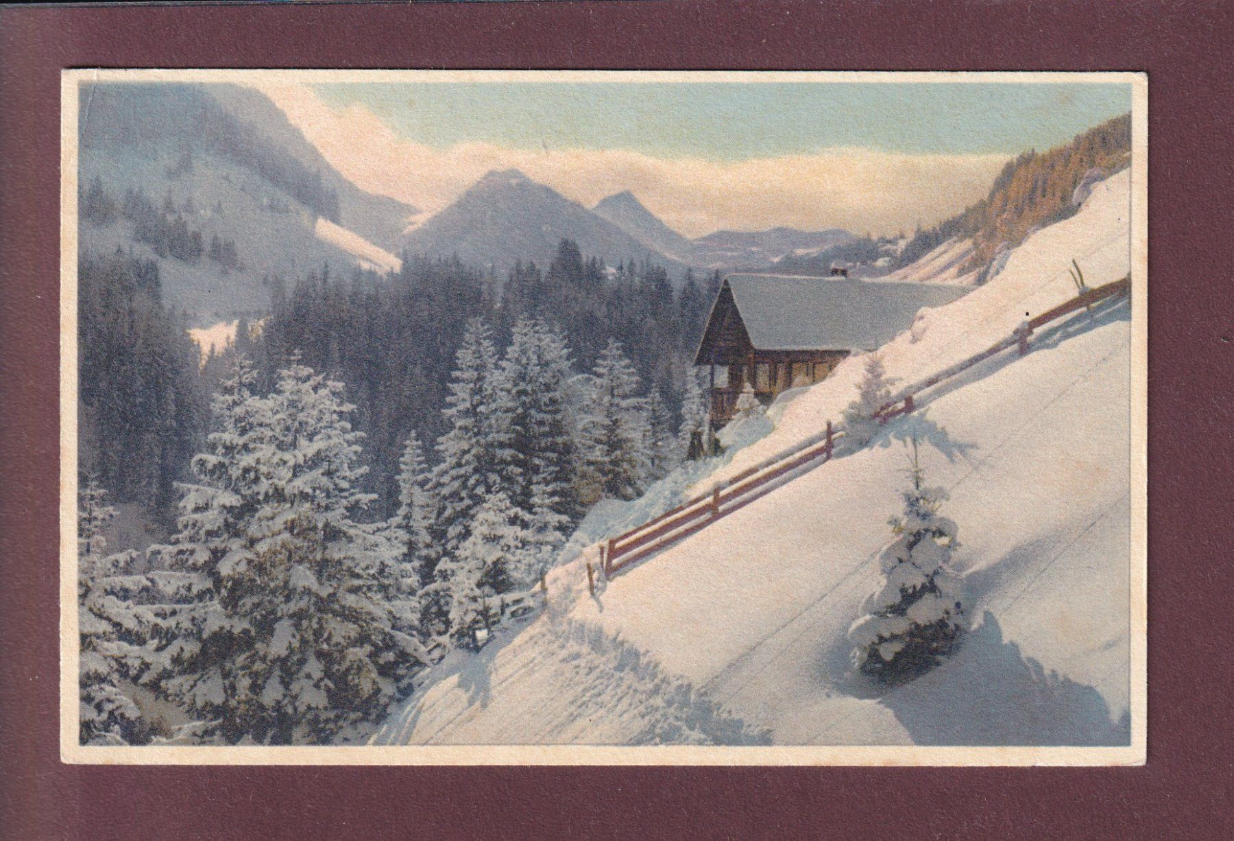Cartoline postali: ADELBODEN - Einsame Hütte – Usato da Pully venduto da nicecards