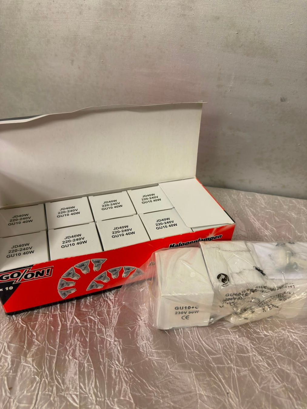 Lampade: Halogenlampen GU10+C 230V 50W 10 Stk – Nuovo (secondo la descrizione) da Schlieren venduto da Stadtammannamt_8952 1