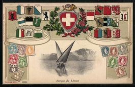 Lac Léman, Barque du Léman, Armoiries 
