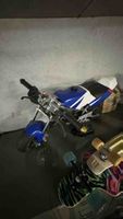Pocket Bike blau weiss Motorrad gebraucht