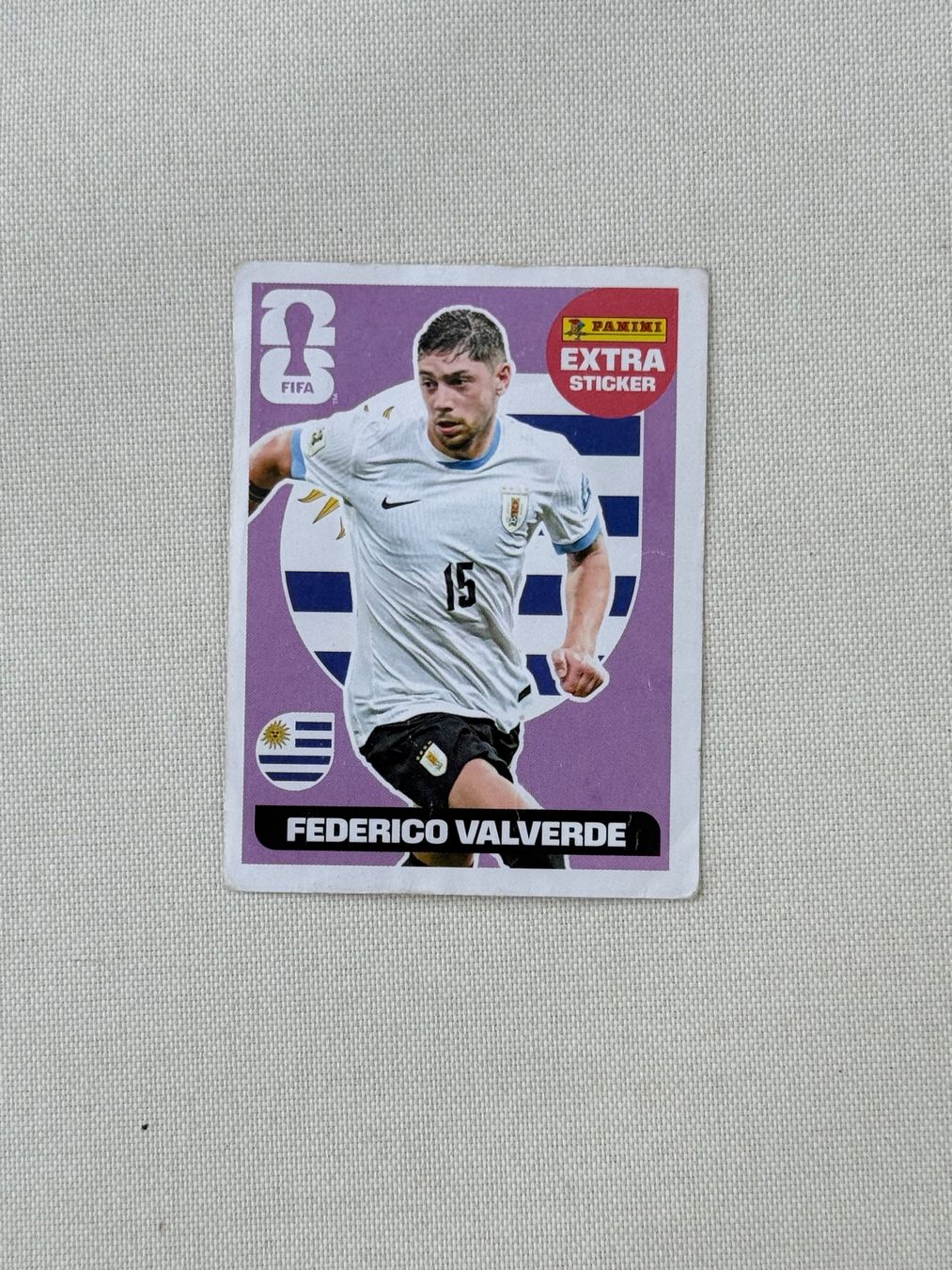 Panini Carte collezionabili: Federico Valverde Panini Extra Sticker lila – Nuovo (secondo la descrizione) da Zürich venduto da stee-vee