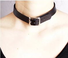NEUES schlichtes Chocker Halsband schwarz - 224089
