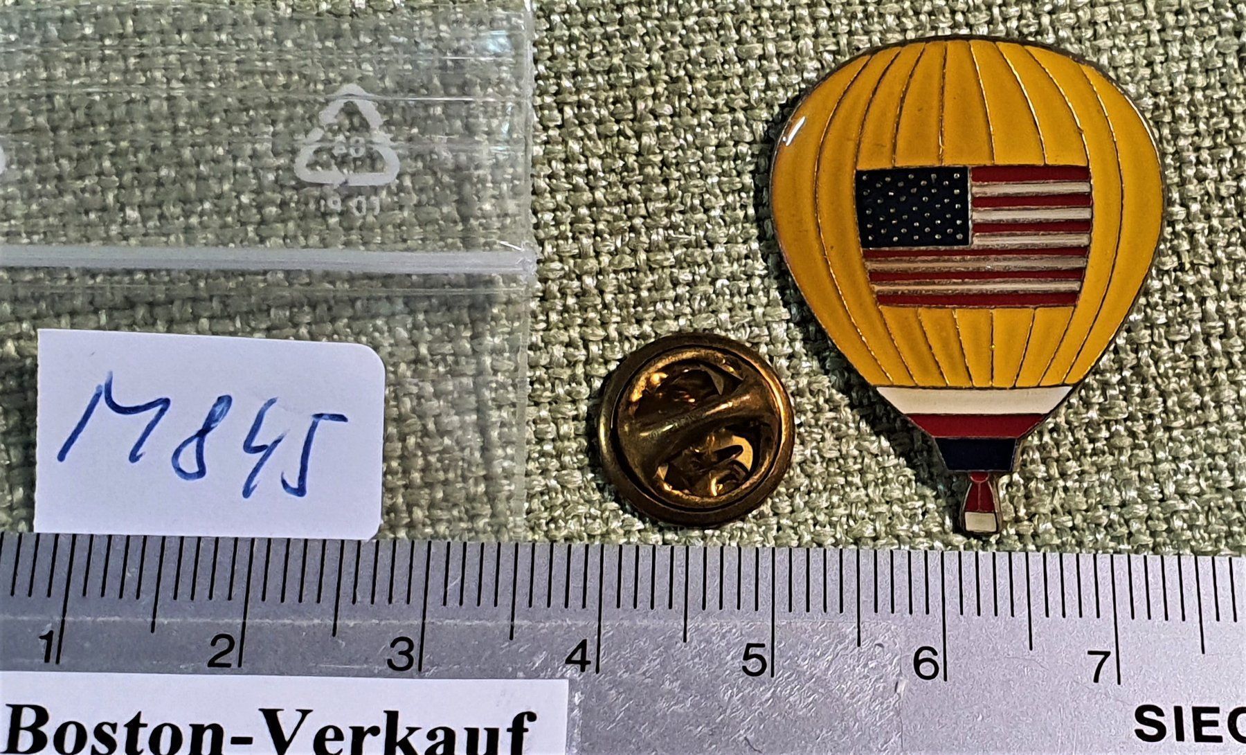 Placchette & Badge: M845 - Pin Ballon Amerika USA – Usato da Reinach BL venduto da Boston-Verkauf 1