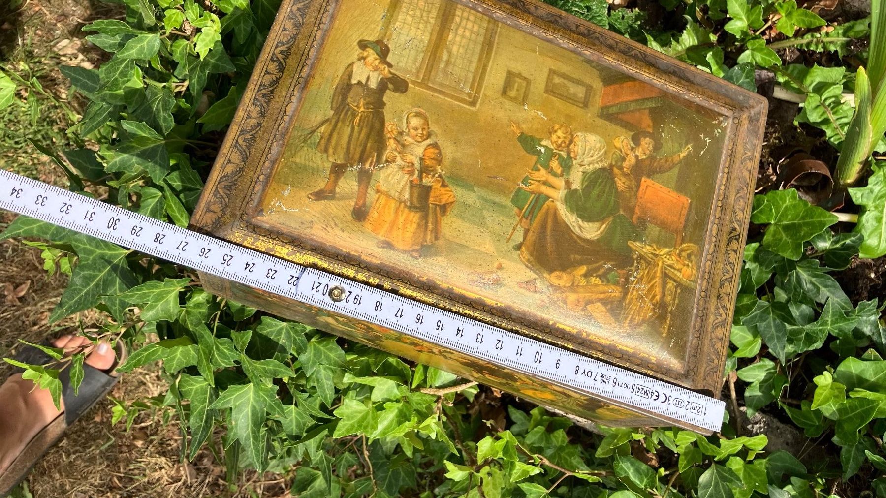 Barattoli: Boite ancienne Blechdose antik Cote d'Or Déco – Usato da St-Cierges venduto da LeRegain 7