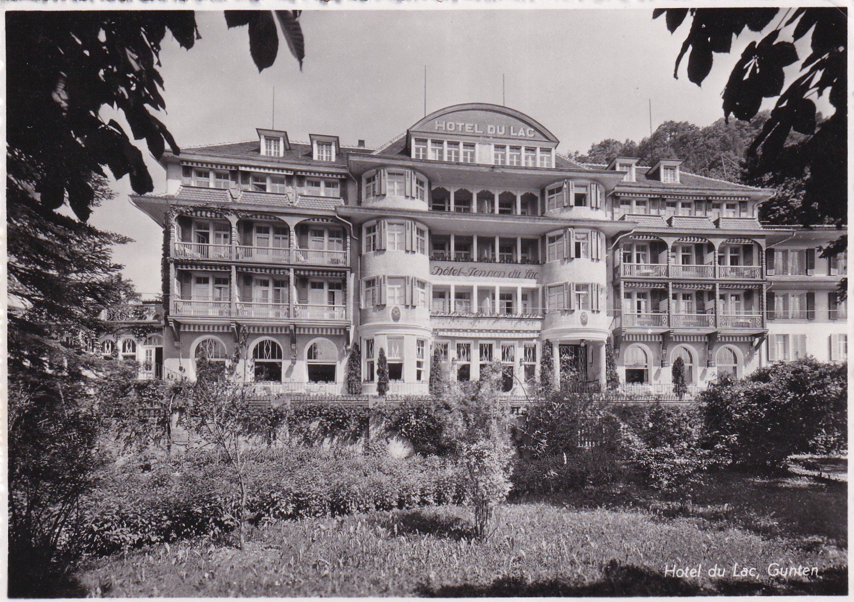 Cartoline postali: Hotel du Lac Gunten – Usato da Cormoret venduto da Pascalll2001