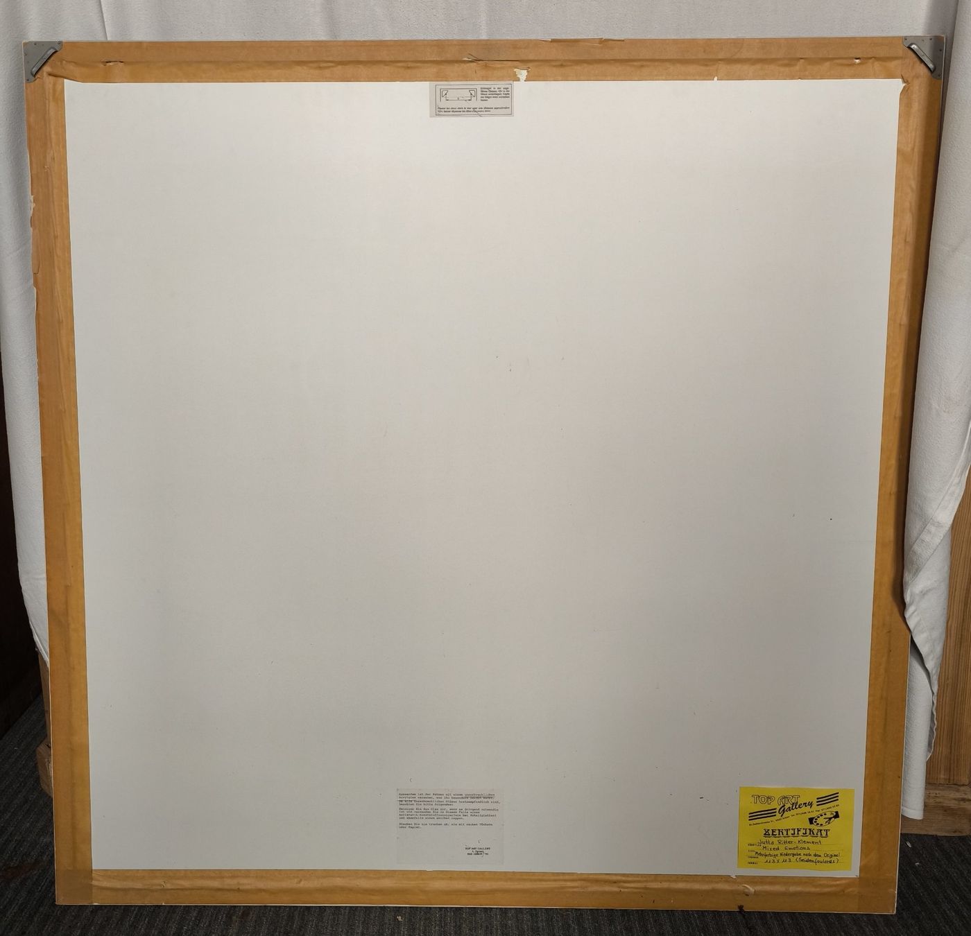 Foto & Immagini: Kunstdruck / Siebdruck auf Basis eines Seidenfoulards – Usato da Rorschacherberg venduto da snOOpydOg11 4