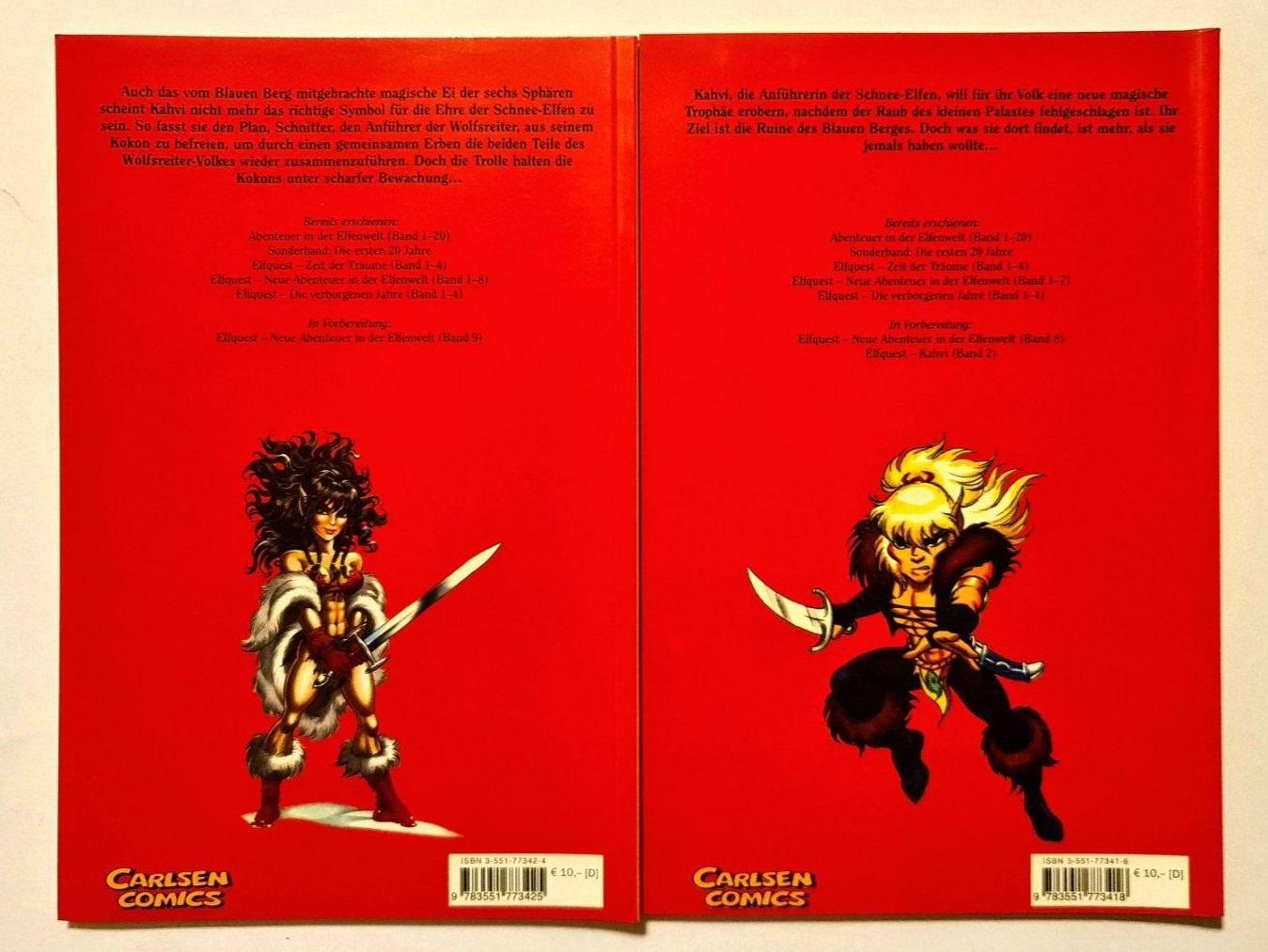 Fumetti: ElfQuest Comic Kahvi 1+2, Wendy und Richard Pini – Usato da Aesch BL venduto da pri_fp8t 1