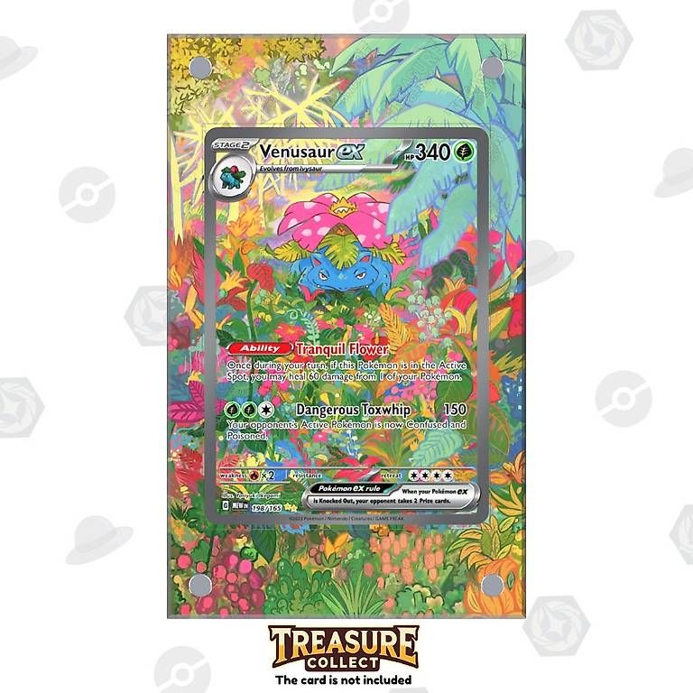Pokémon Carte collezionabili: Venusaur ex 200/165 - Pokémon Extended Artwork Display Case – Nuovo e nell'imballaggio originale da Canobbio venduto da TreasureCollect