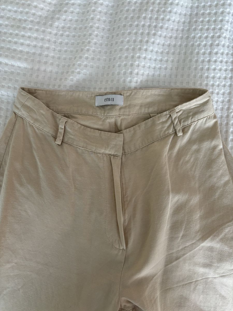 Pantaloni: linen beige wide leg pants envii – Usato da Winkel venduto da Zimtguetzli 2