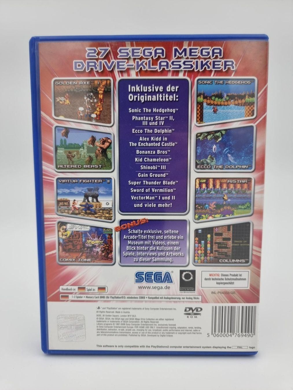 Sega Giochi: Sega Mega Drive Collection (PS2) – Usato da Herisau venduto da ZelliZone 1