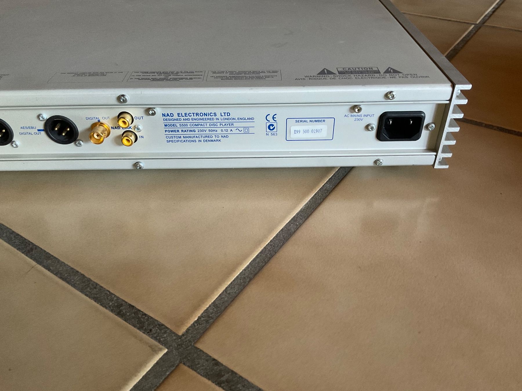 Nad Systèmes audio & multimédias: Lecteur cd NAD S500 Silver Line DÉFECTUEUX – D'occasion à Cortébert par Wolphy 2