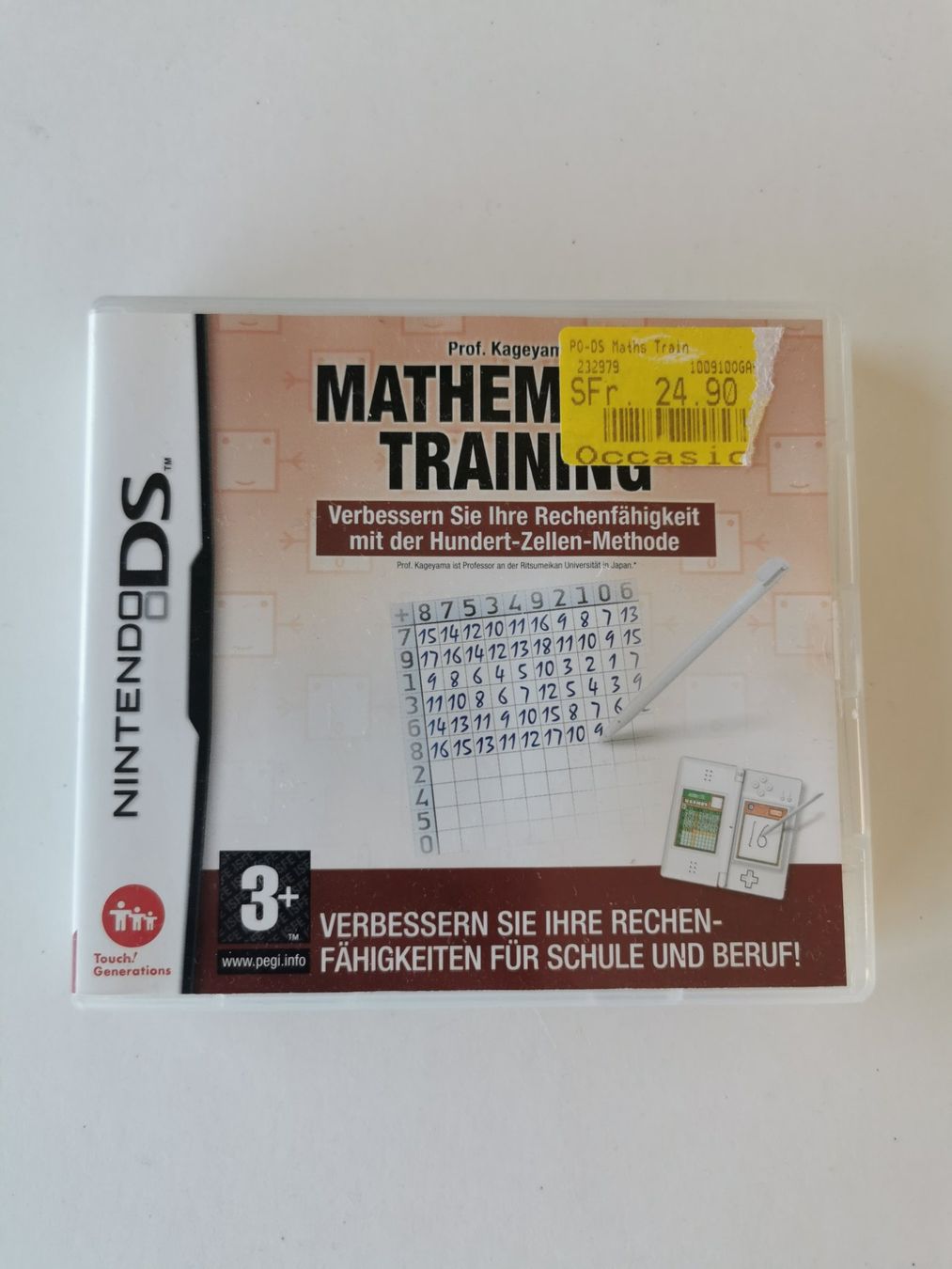 Nintendo Giochi: DS - Prof. Kageyama Mathematik Training – Usato da Lenzburg venduto da eyworld