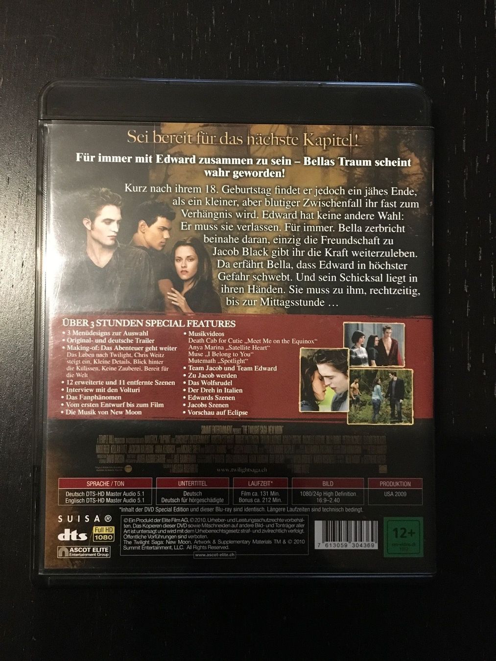 Tutti i DVDs: Blu Ray new moon Biss zur Mittagsstunde – Usato da Regensdorf venduto da scheissspiel 1