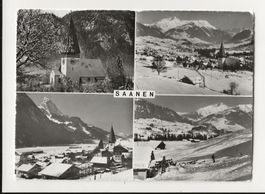 AK 1967 Saanen im Winter