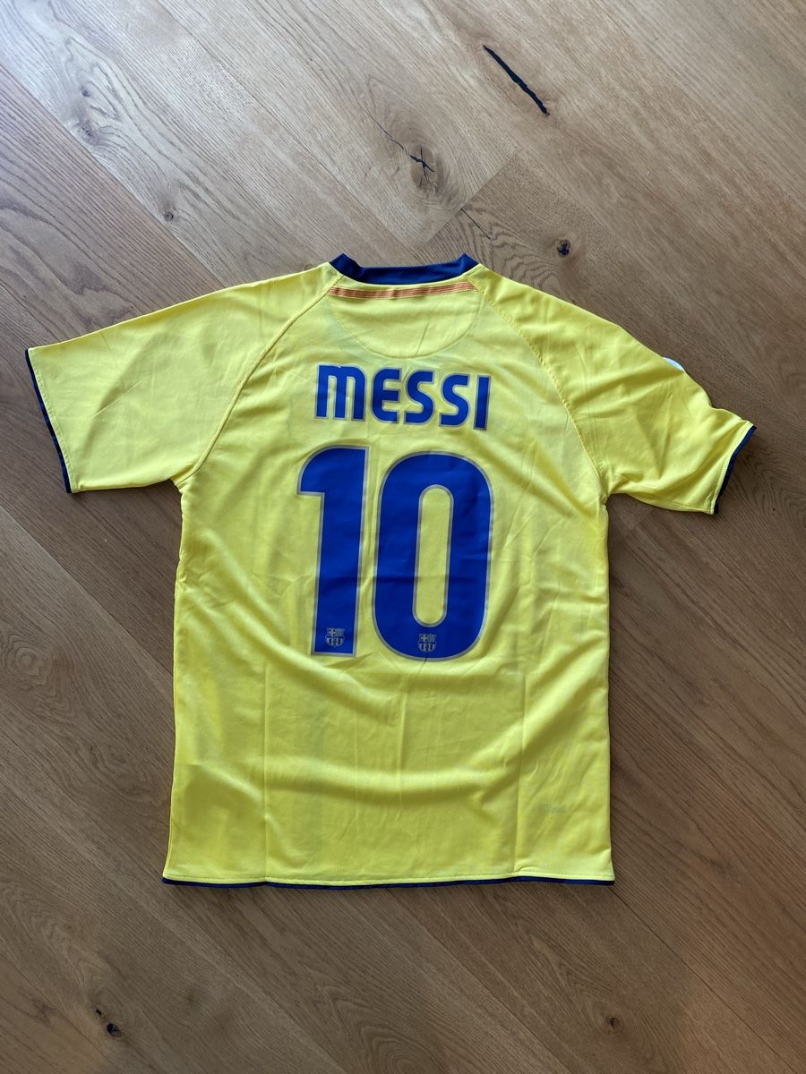 FC Barcelona Canottiere & Pantaloni: Messi Barcelona Trikot – Nuovo (secondo la descrizione) da Neuendorf venduto da rem_pdb5