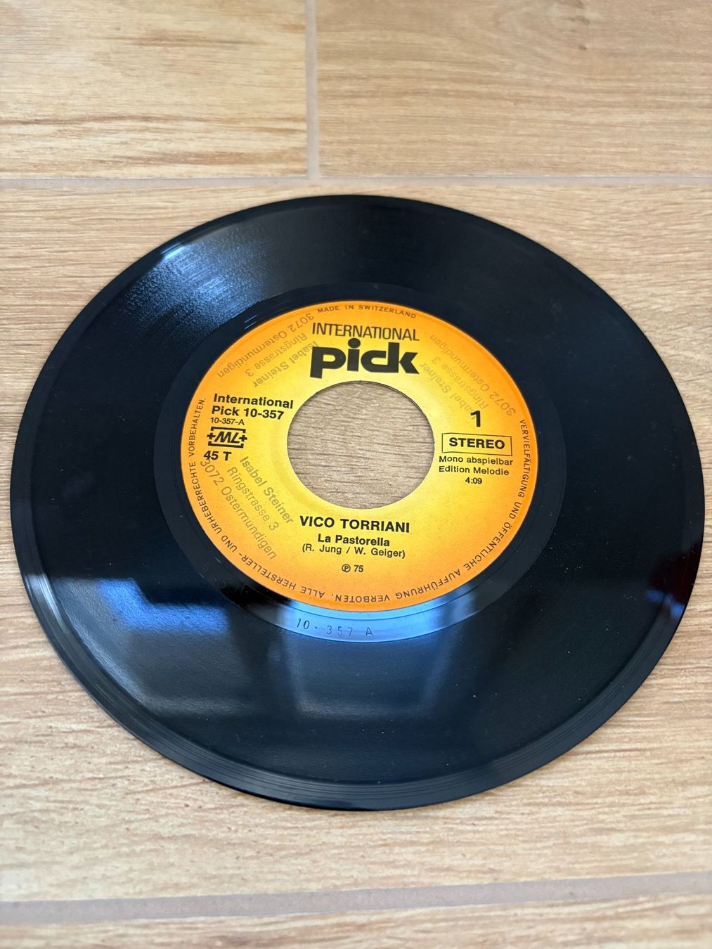 Vinyles: Single Platte – D'occasion à Fislisbach par Isabelleli