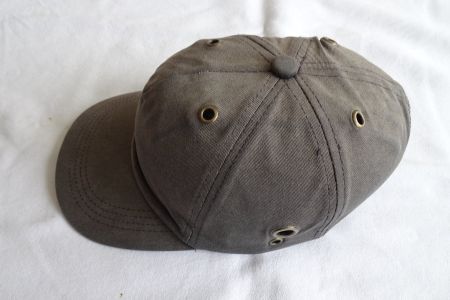 verstellbarer Schalenhut grau Gr. 56-61 cm