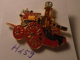 1 Pin Feuerwehr Lokomotive  Oldtimer (H159)