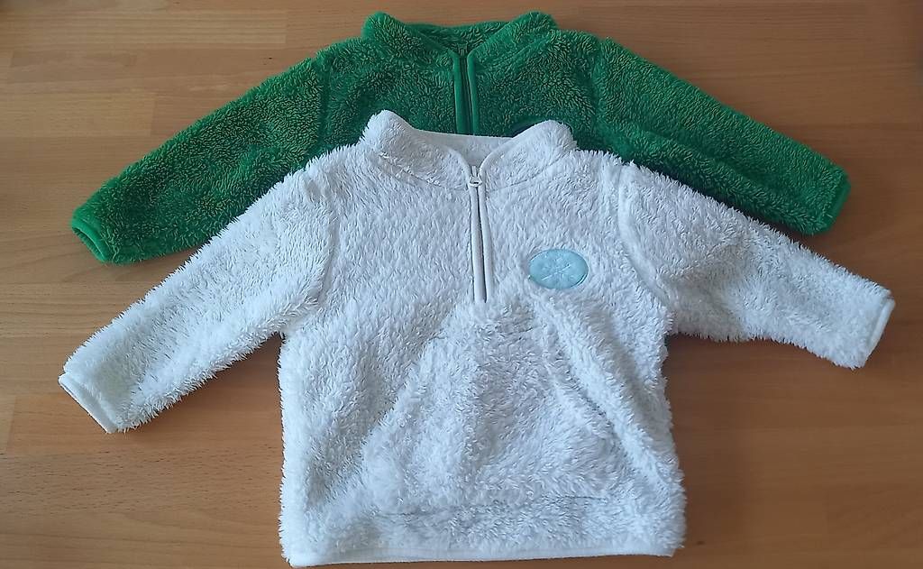 Pullover & Sweatshirts: Set kuschelige Pullover 74/80 – Gebraucht aus Thun von rundumadumli