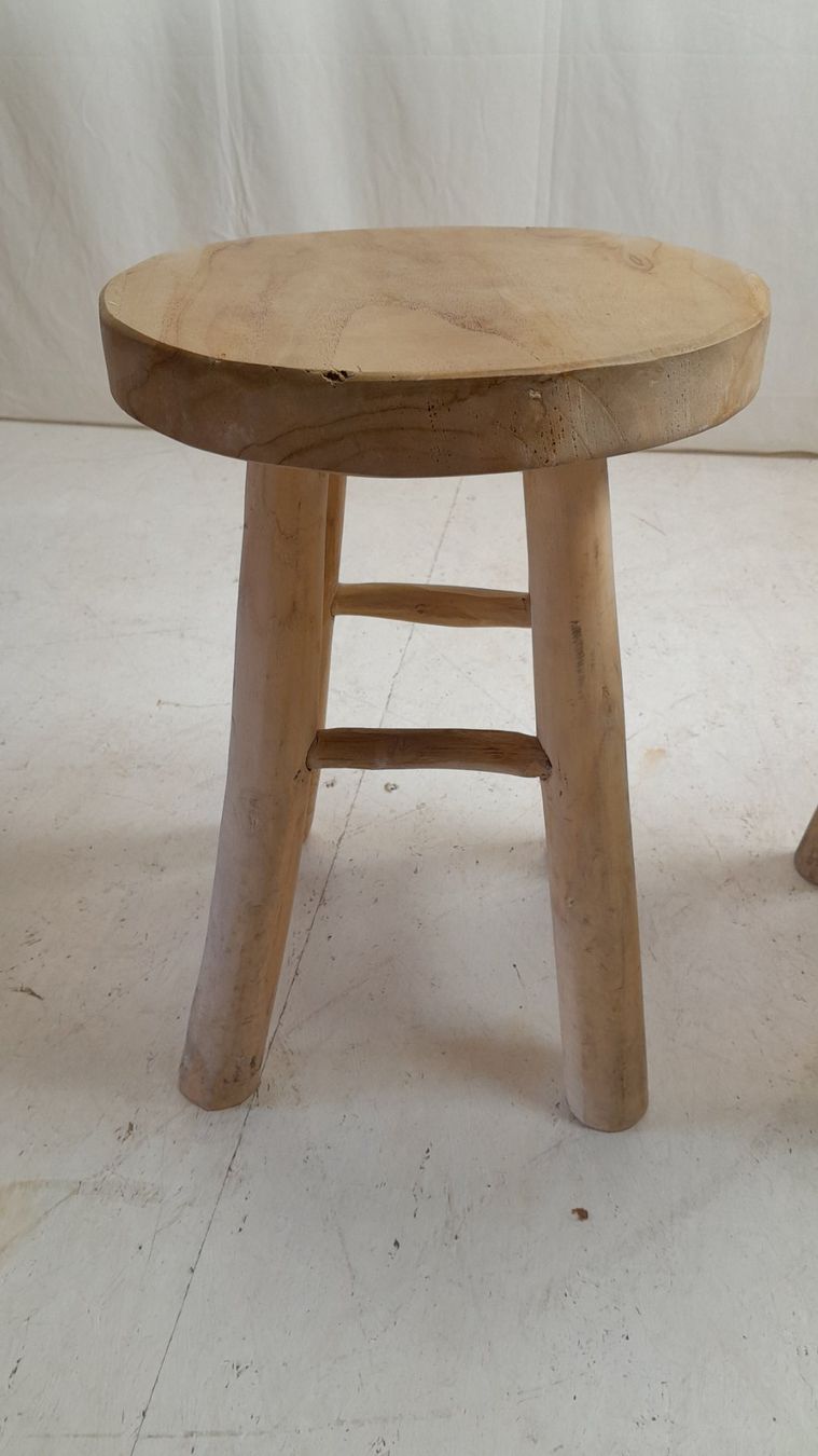 Sgabelli: Hocker Olivenholz 6-Set – Usato da Hittnau venduto da v-v-onlineverkauf