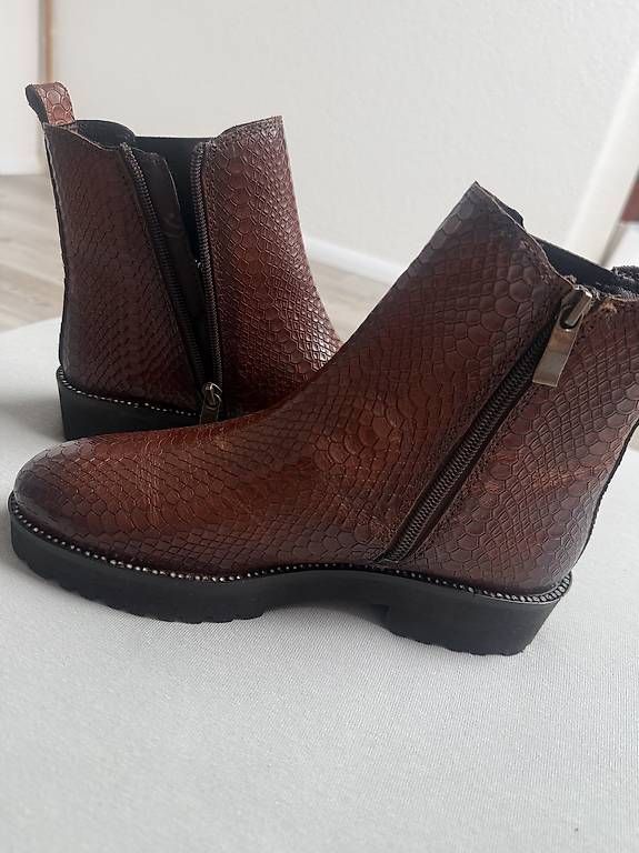 Damenschuhe: Leder Stiefel – Gebraucht aus Niederlenz von Anita0113 3