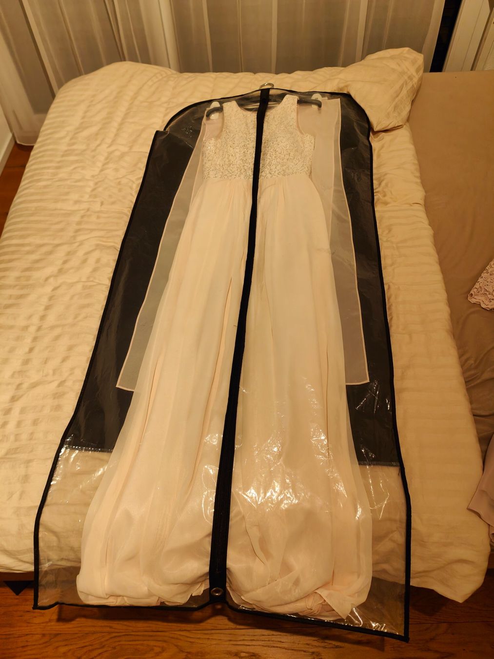Vestiti: Abendkleid rosa mit passendem Stola Gr. 32 – Usato da Schötz venduto da mar_8pgm 6