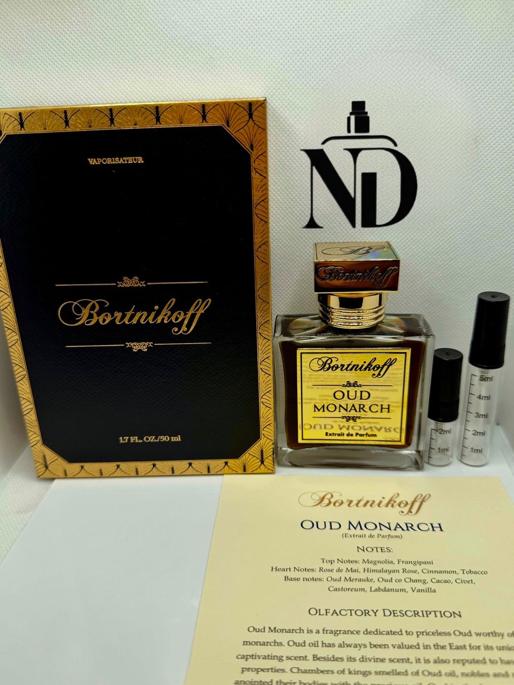 Profumi & Eau de Toilette: Bortnikoff Oud Monarch 2 ml Abfüllung Duftprobe Probe – Nuovo (secondo la descrizione) da Rünenberg venduto da Alina_nischenduft