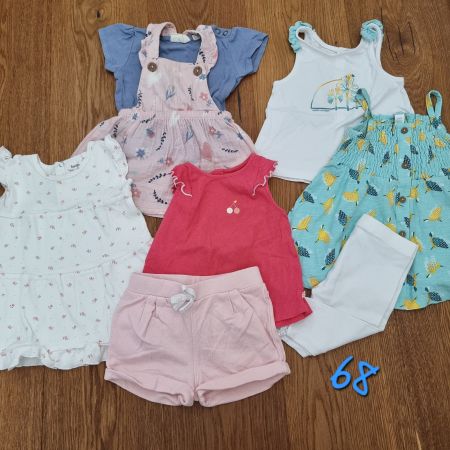 Mädchen, gr 68, Sommerkleider, T-Shirts, Shorts, Leggings
