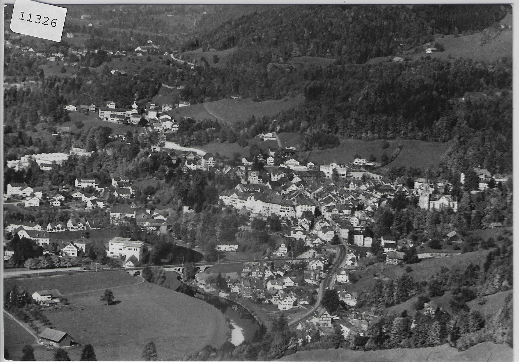Cartoline postali: Flugaufnahme Lichtensteig SG – Antico da Ettingen venduto da Kartenplanet