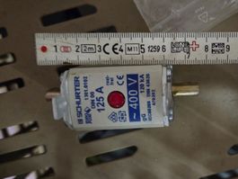 Schmelzsicherung 125A Gg 400v Sicherung Schurter DIN00