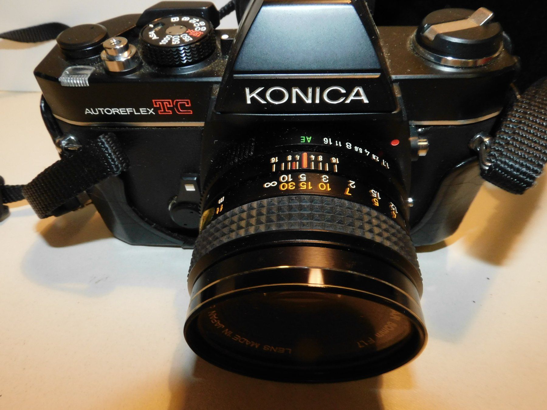 Konica Kamera: Fotoausrüstung Konica Autoreflex TC mit 2 Objektiven – Gebraucht aus Sursee von 76 8