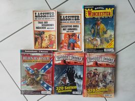 6 Western Romane Sammelbände gebraucht in gutem Zustand