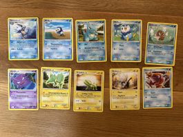 Lot 10 Pokemon Karten (DE)