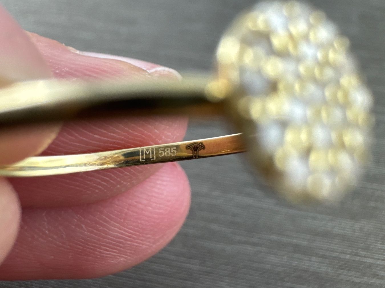 Bagues: Ring 585 Gold – D'occasion à Niederuzwil par leo_8857 1