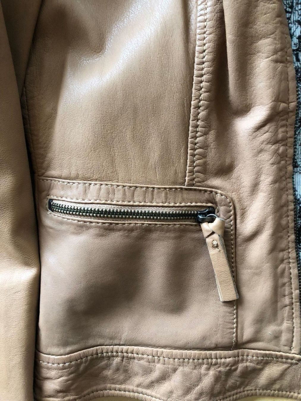 Jacken: Damen Lederjacke, beige, Grösse S – Gebraucht aus Luzern von Sandiego2006 1